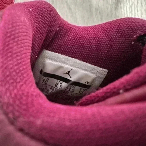 8. NIKE JORDAN 4 RETRO TRUE BERRY RUSH PINK WHITE Sneakers Toddler 7 C. - Picture 8 of 8